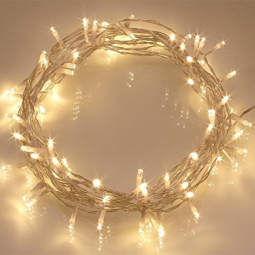 8 Modes Battery Operated String 40 LED Outdoor Fairy Lights Remote and Timer 